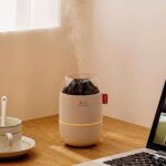 BUFFER® Ahşap Odun Ateşi Tasarımlı 280 Ml Ultrasonik Hava Nemlendirici & Aroma Difüzör – Soğuk Buhar Makinesi, Led Işıklı, Ortam Nemlendirici - Görsel 4