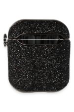 Mey İthalat®  Airpods 2 (2.nesil) Spell Simli Kılıf - Siyah - Görsel 3