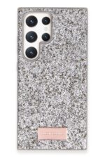 Mey İthalat®  Samsung Galaxy S23 Ultra Bright Simli Kapak - Gümüş