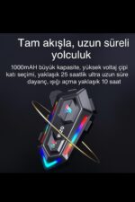 IPX6 Su Geçirmez 5.3 Motosiklet İnterkom: 1000mAh Batarya ile Uzun Yolculuklar - Görsel 4