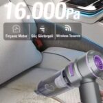 BUFFER® 9 Farklı Uçlu Kablosuz Şarjlı Araç İçi Süpürge – Wireless Destekli, Güçlü Emiş, Taşınabilir Pratik Araç Temizleyici - Görsel 5