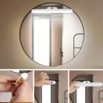 BUFFER® Dokunmatik USB İle Şarj Olabilen 27 cm Led Aydınlatma Makyaj Aynası Işığı - Görsel 2