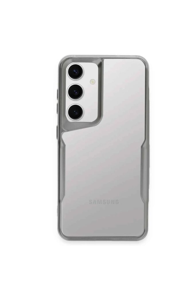 Mey İthalat®  Samsung Galaxy A25 5G Kılıf Boyi Silikon Kapak - Gümüş