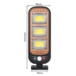 BUFFER® Sensörlü Güneş Enerjisi İle Şarj Olabilen Duvara Monte Solar Aydınlatma  GL-84069 - Görsel 3