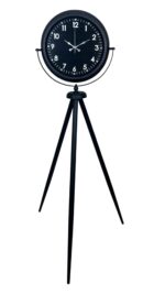 Royal Black Tripod Ayaklı Modern Tasarım Saat - Görsel 3