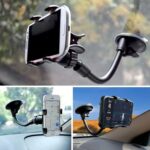 BUFFER® Akrobat Cama Sabitlenen Güçlü Vakumlu 360 Derece Dönen Tüm Modellere Uyan Oto Telefon Tutucu - Görsel 2
