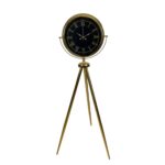Luxury Gold Tripod Ayaklı Modern Saat - Görsel 3