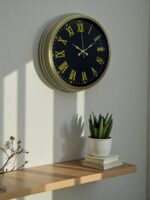 40 Cm Metal Vintage Roma Rakamlı Duvar Saati - Görsel 2