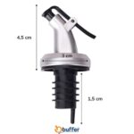 BUFFER® 2 Adet Şişe Ucu Damlatmaz Servis Aparatı Damlalık Yağdanlık Tıpa - Görsel 6