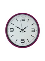 36 Cm Pembe Modern Duvar Saati - Görsel 4