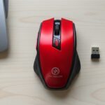 BUFFER® Kırmızı Renkli Baş Parmak Destekli Ergonomik Sessiz Kablosuz Mouse – USB Alıcılı, Ofis ve Oyun İçin Konforlu Bilgisayar Faresi MS6300 - Görsel 5