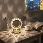 BUFFER® Güneş Şeklinde Kristal LED Masa Lambası – Dokunmatik