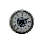 Roma Atlas Silver 60 Cm Çarklı Krom Duvar Saati - Görsel 3