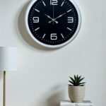 Prime White 40  Cm Metal Modern Duvar Saati