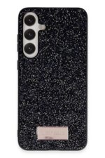 Mey İthalat®  Samsung Galaxy A25 5G Bright Simli Kapak - Siyah