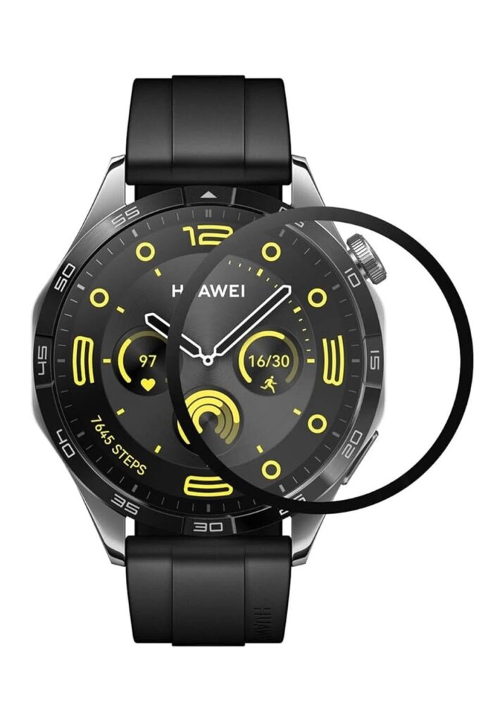 Mey İthalat®  Huawei GT4 41mm 18mm Polymer Nano Ekran Koruyucu - Şeffaf