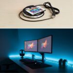 2 Metre Kumandalı USB LED Şerit Işık – Renk Ayarlı Dekoratif Ortam ve Ambiyans Aydınlatması - Görsel 3