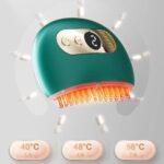 BUFFER® 1 Adet Akıllı Elektrik Akımlı EMS Titreşimli Masaj Tarağı Kademeli Yüz Masaj Aleti Aparatı - Görsel 4