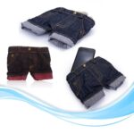 BUFFER® Jean Short Telefon Kılıfı ve Cüzdan - Görsel 2