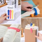 3’lü Otomatik Kitap Ayıracı – Akıllı Silikon Yer İmi Klips Seti