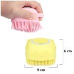 BUFFER® Yumuşak Silikon Malzemeli Esnek Jel Hazneli Masaj Fonksiyonlu Etkili Banyo Duş Kese Lifi - Görsel 4