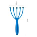 BUFFER® Çok Fonksiyonlu 5 Uçlu Bilyeli Baş Boyun Bacak Kol Masaj Alet Rahatlatıcı Kafa Masaj Aparatı - Görsel 3
