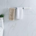 BUFFER® Plastik Banyo Terlik Ve Havlu Tutucu Portatif Pratik  Kapı Arkası Duvara Yapıştırmalı  Ayakk - Görsel 8