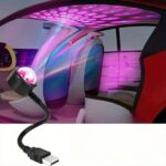 BUFFER® USB Sese Duyarlı 8 Farklı Mod Işıklı LED Atmosfer Işığı – Ambiyans Aydınlatması