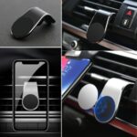 BUFFER ® Havalanndırma Izgarasına Takılabilen Mandallı Mıknatıslı Oto Araç Içi Manyetik Telefon Tutucu - Görsel 2