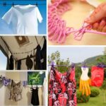 BUFFER® Taşınabilir Seyahat Çamaşır İpi 12 Mandallı Klipsli Lastikli Çamaşır Mandalları - Görsel 3