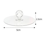 BUFFER® 2 Adet Kristal Kendiliğinden Güçlü Yapışkanlı Kulp Askısı Tutma Kolu - Görsel 8