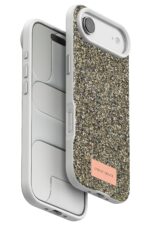 Mey İthalat®   iPhone 17 Air Bright Simli Kapak - Çöl Titanyum