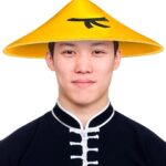 Mey İthalat® Uzak Doğu Asyalı Çin Japon Şapkası Sarı Renk