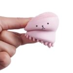 BUFFER® Peeling Etkili Mini El Yüz Cilt Temizleme Fırçası Silikon Temizlenmesi Kolay  Siyah Nokta Gi - Görsel 7