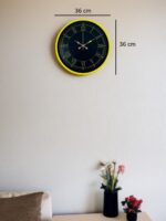 36 Cm Standart Sarı Duvar Saati - Görsel 5