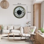 Antique Motion 60 Cm Çarklı Duvar Saati - Görsel 4