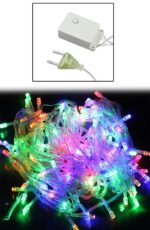 BUFFER® 10 Metre 100 Ledli 8 Fonksiyonlu Karışık Renkli RGB Led Lamba - Görsel 8