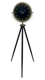 Nostalji Şık Tasarım Tripod Ayaklı Saat - Görsel 3