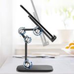 BUFFER® Plastik Ayarlanabilir Kaydırmaz Taban Telefon Tablet Standı - Görsel 5