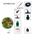 BUFFER® 10 Metre Bahçe Damlama Sulama Sistemi Seti Hortum ve Ek Parçaları - Görsel 4