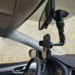 BUFFER® Dikiz Aynasına Takılabilen Eklemli Telefon Tutucu Aparat - Görsel 3