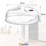 BUFFER® Mikrodalga Fırın Koruyucu Sızdırmaz Gıda Koruyucu Dayanıklı Yiyecek Isıtma Kapağı - Görsel 4