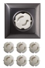 BUFFER® Bebek Çocuk Priz Koruma Kapağı (6 Adet) Çocuk Güvenliği, Priz Muhafazası, Priz Kapatıcı - Görsel 5
