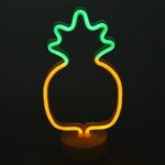 BUFFER® Dekoratif Ananaslı Neon Led Masa Ve Gece Lambası Hediyelik Lamba - Görsel 6