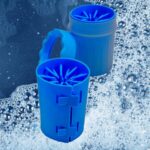 BUFFER® Silikon Jel Fırçalı Kedi Köpek Pati Ayak Temizleme Kovası Büyük - Görsel 3