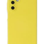 Mey İthalat®  Samsung Galaxy A25 5G Kılıf Nano içi Kadife Silikon - Sarı