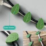 BUFFER®10 lu Yaprak Tasarımlı  Kablo Bitki Sarmaşık Düzenleyici Yapışkanlı Klipsler - Görsel 6