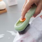 BUFFER® Çok Amaçlı Deterjan Hazneli Pratik Ayakkabı, Bot Temizleme Yıkama Fırçası - Görsel 6