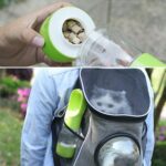 BUFFER® Taşınabilir Mama Hazneli Evcil Hayvan Suluğu Seyahat Kabı Kilitlenebilen Su Sızdırmaz 380ML - Görsel 7