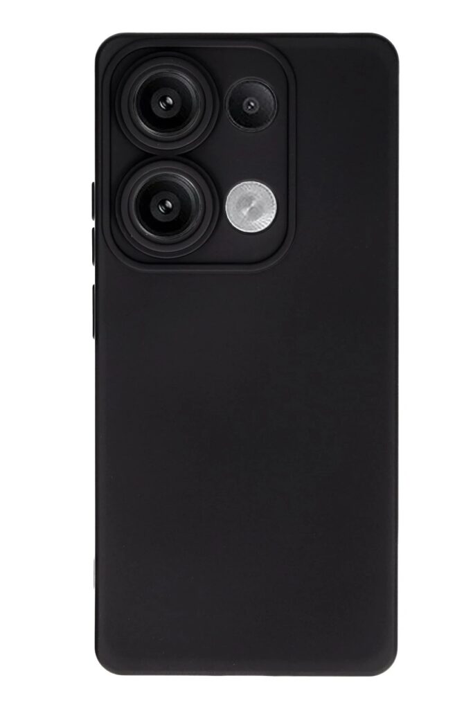 Mey İthalat®   Redmi Note 13 Pro 4G Kılıf Nano içi Kadife Silikon - Siyah